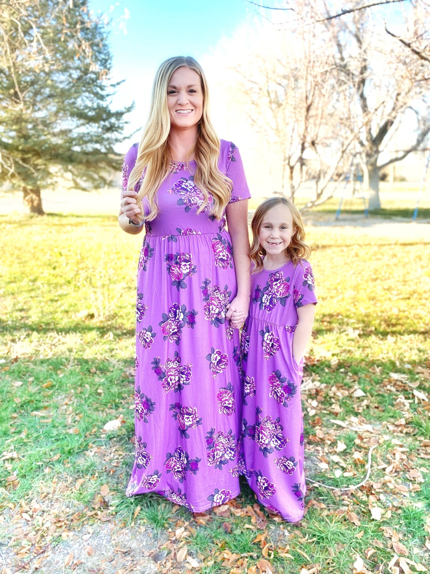 PREORDER: Matching Children's Clarissa Maxi Dress in Four Colors